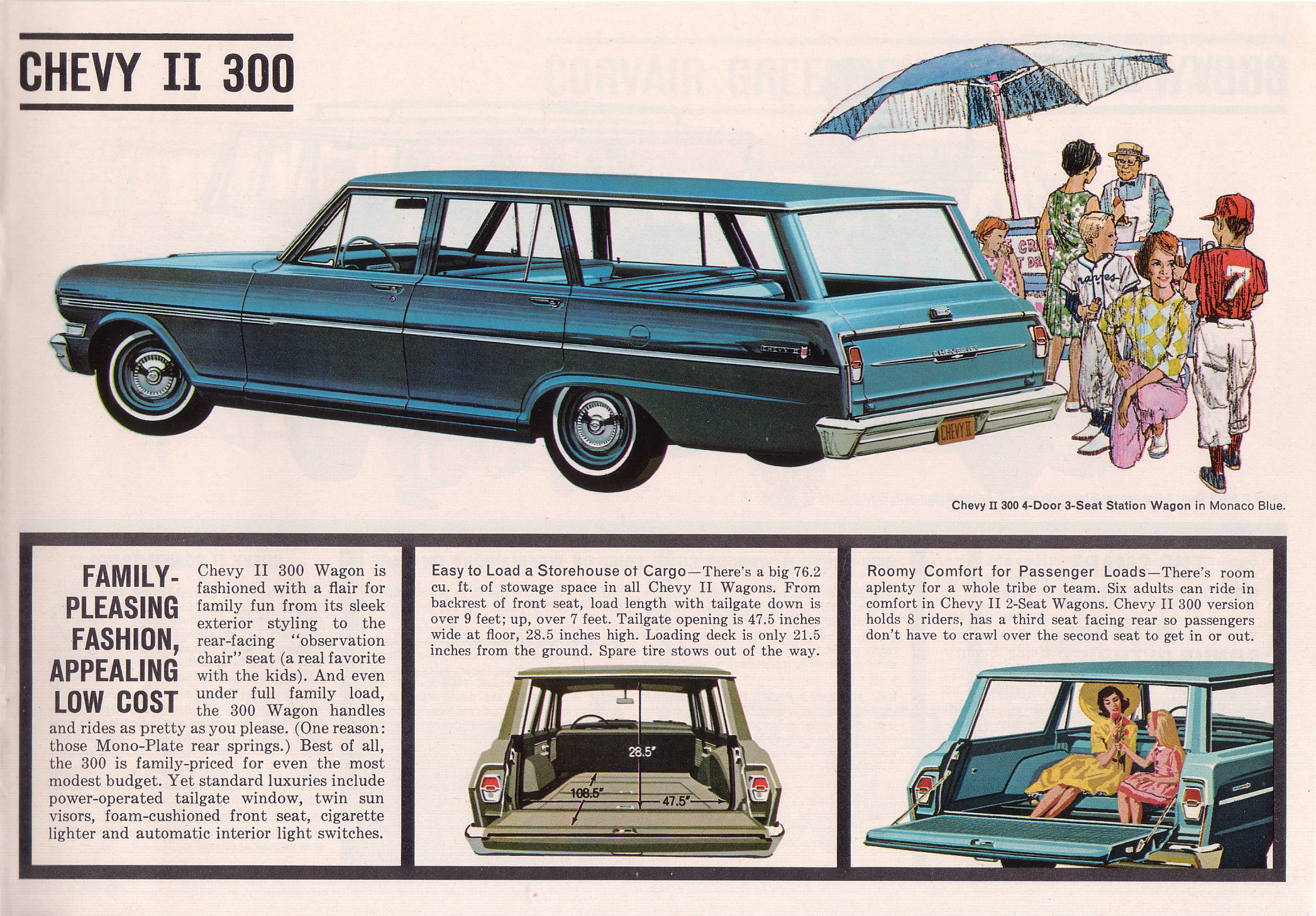1963 Chevrolet Wagons Brochure Page 3